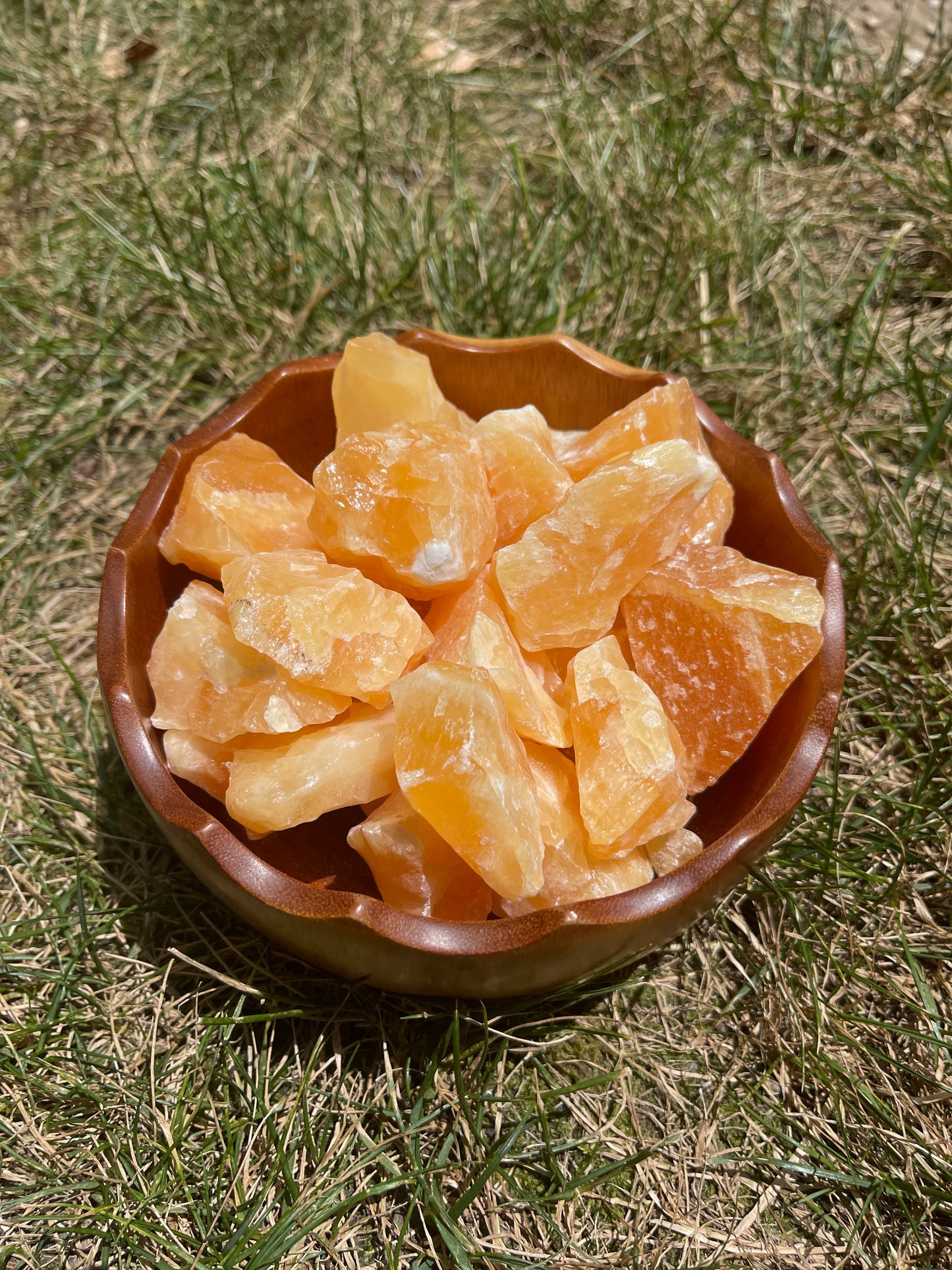 Raw Orange Calcite