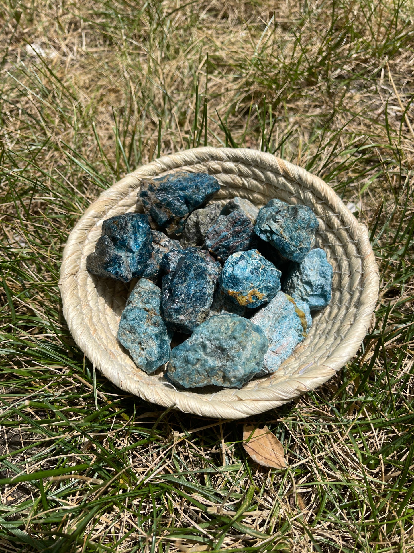 Raw Blue Apatite