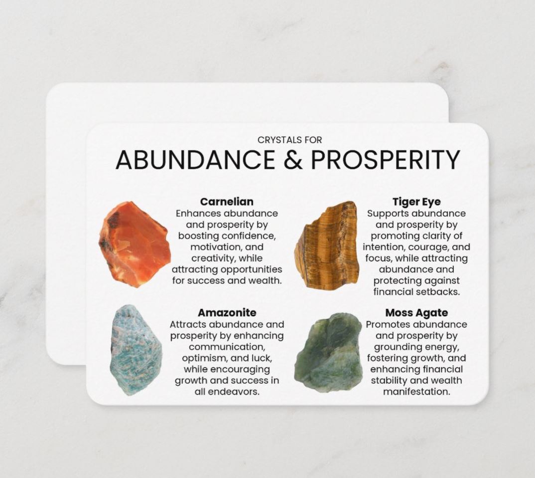 Abundance & Prosperity Crystal Set