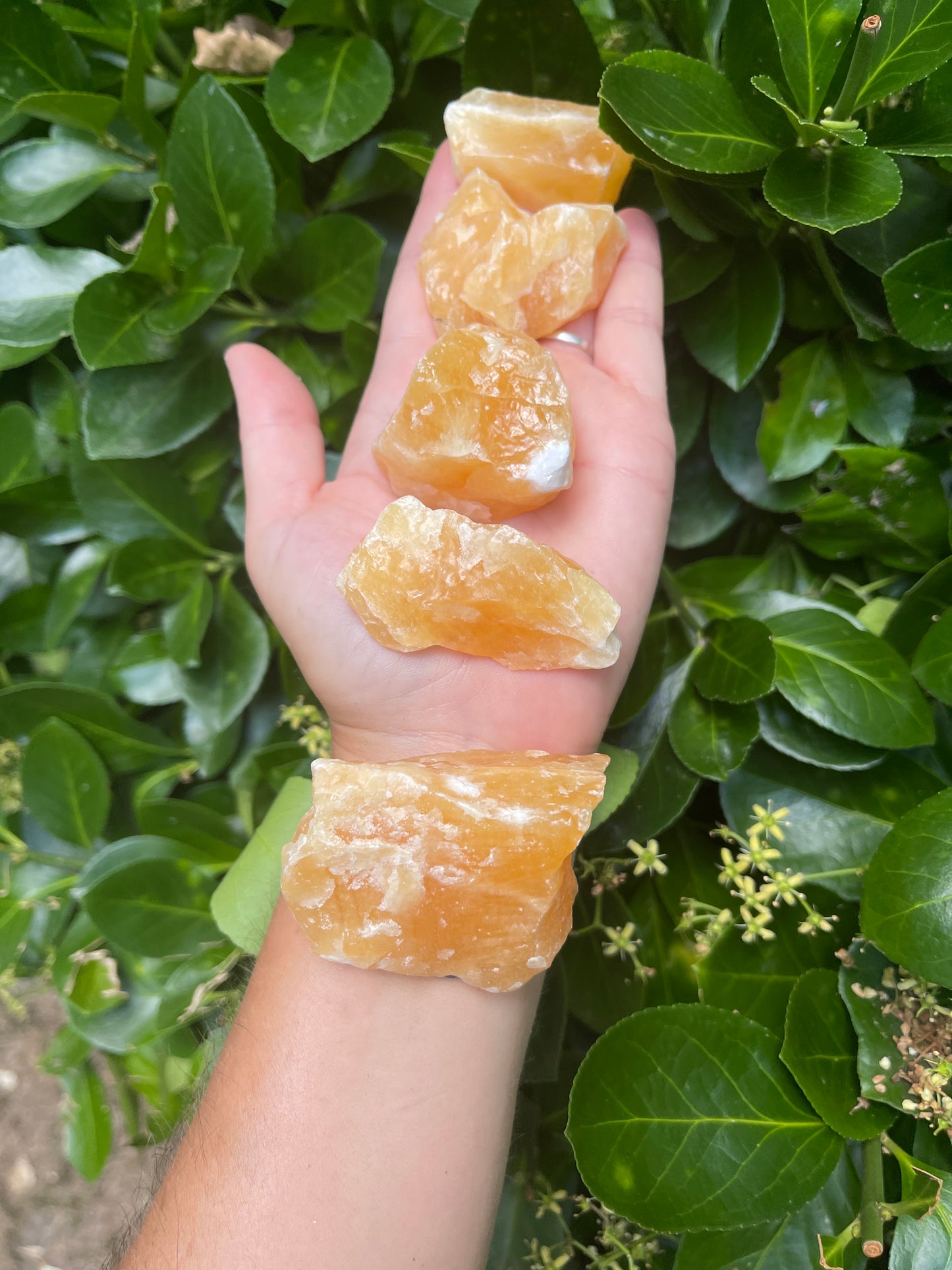 Raw Orange Calcite
