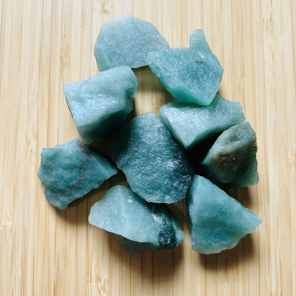Raw Green Aventurine