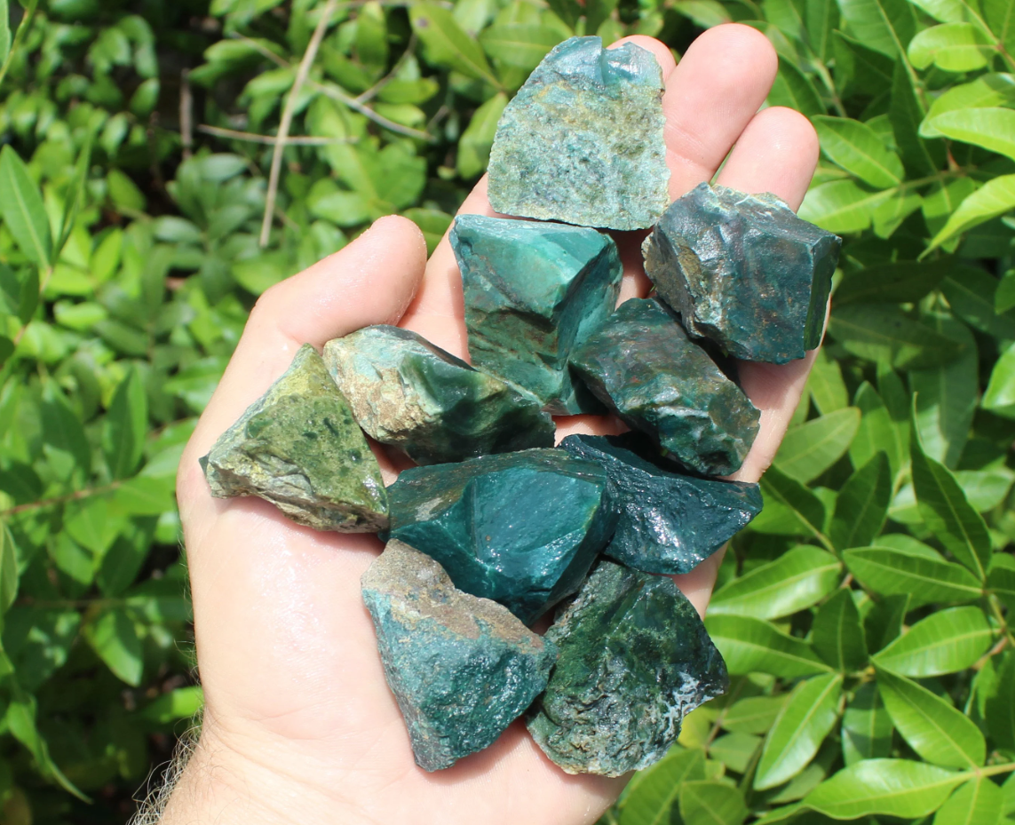 Raw Moss Agate