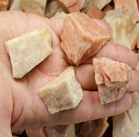 Raw Peach Moonstone