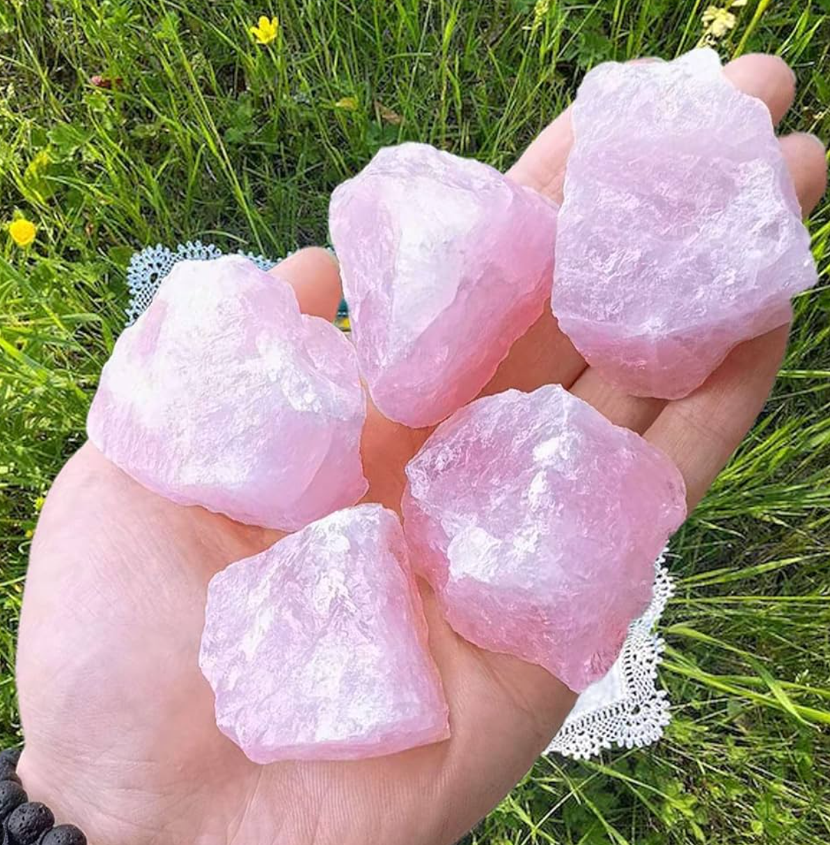 Raw Rose Quartz