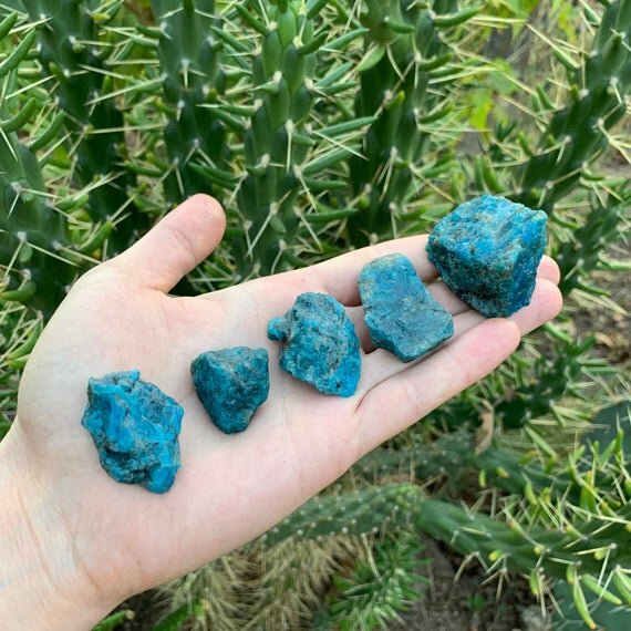 Raw Blue Apatite