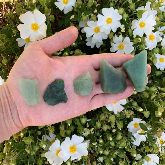 Raw Green Aventurine
