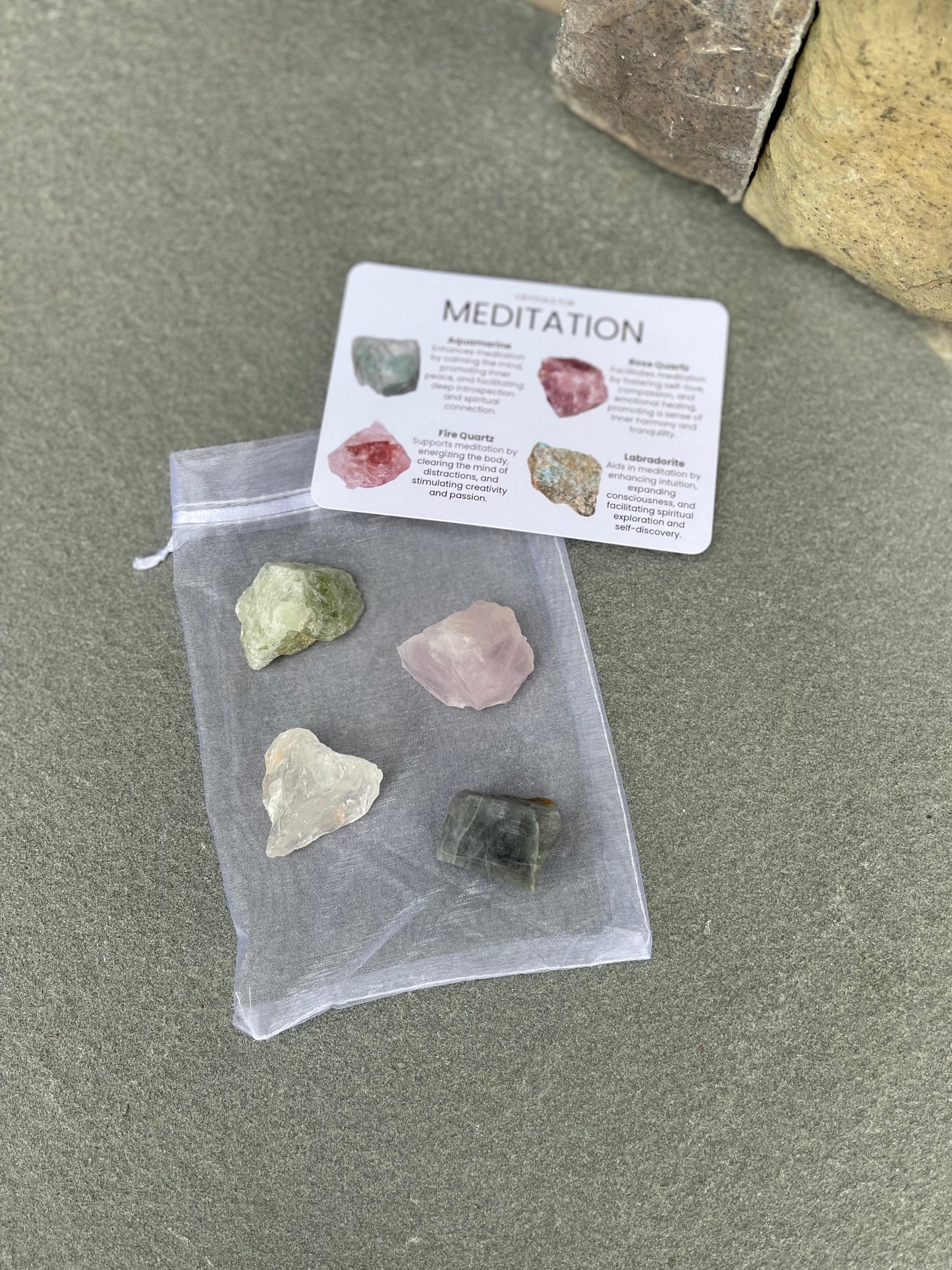 Meditation Crystal Set