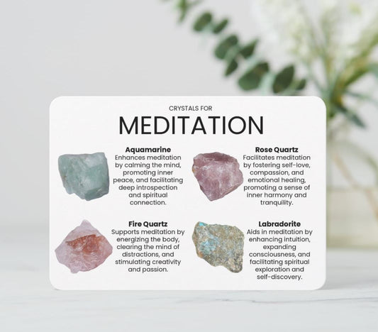 Meditation Crystal Set